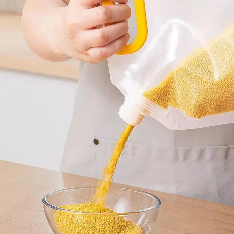 MCOIKY® Reusable Transparent Grain and Rice Storage Bags