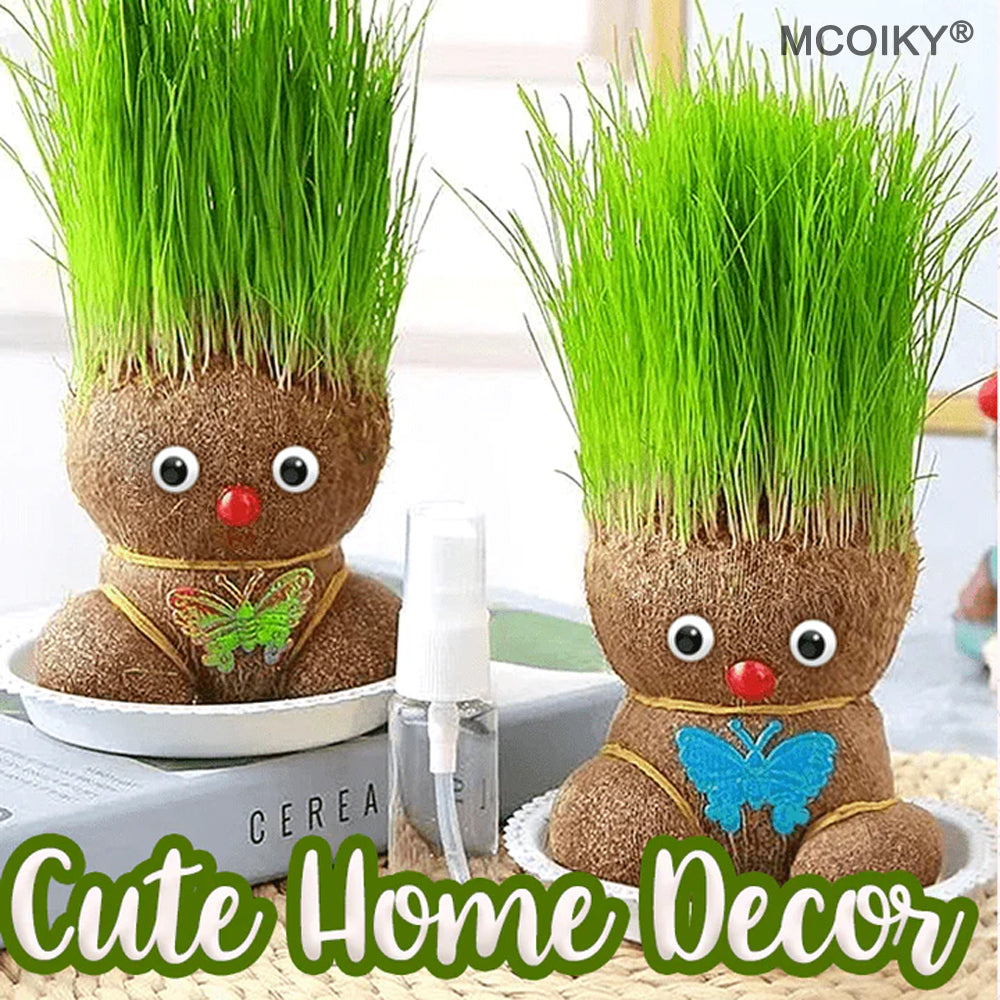 MCOIKY® Grass Head Doll