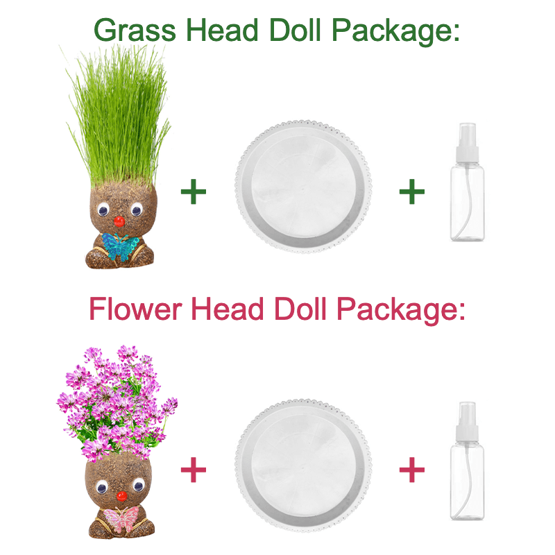 MCOIKY® Grass Head Doll